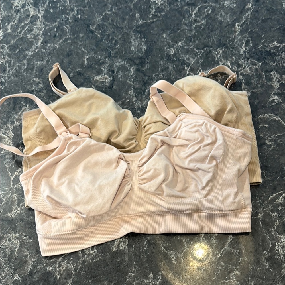 Women's Beige and Pink Intimates Set